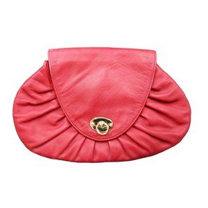 Goldenbleu Katie Leather Clutch Womens Red Super Soft Purse Handbag